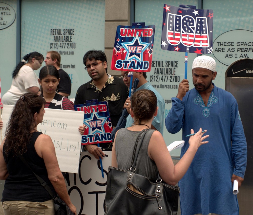 Muslim American protest